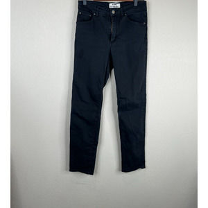 Acne‎ Studios Women's Needle Wet Cash Denim Jeans Black Size 23